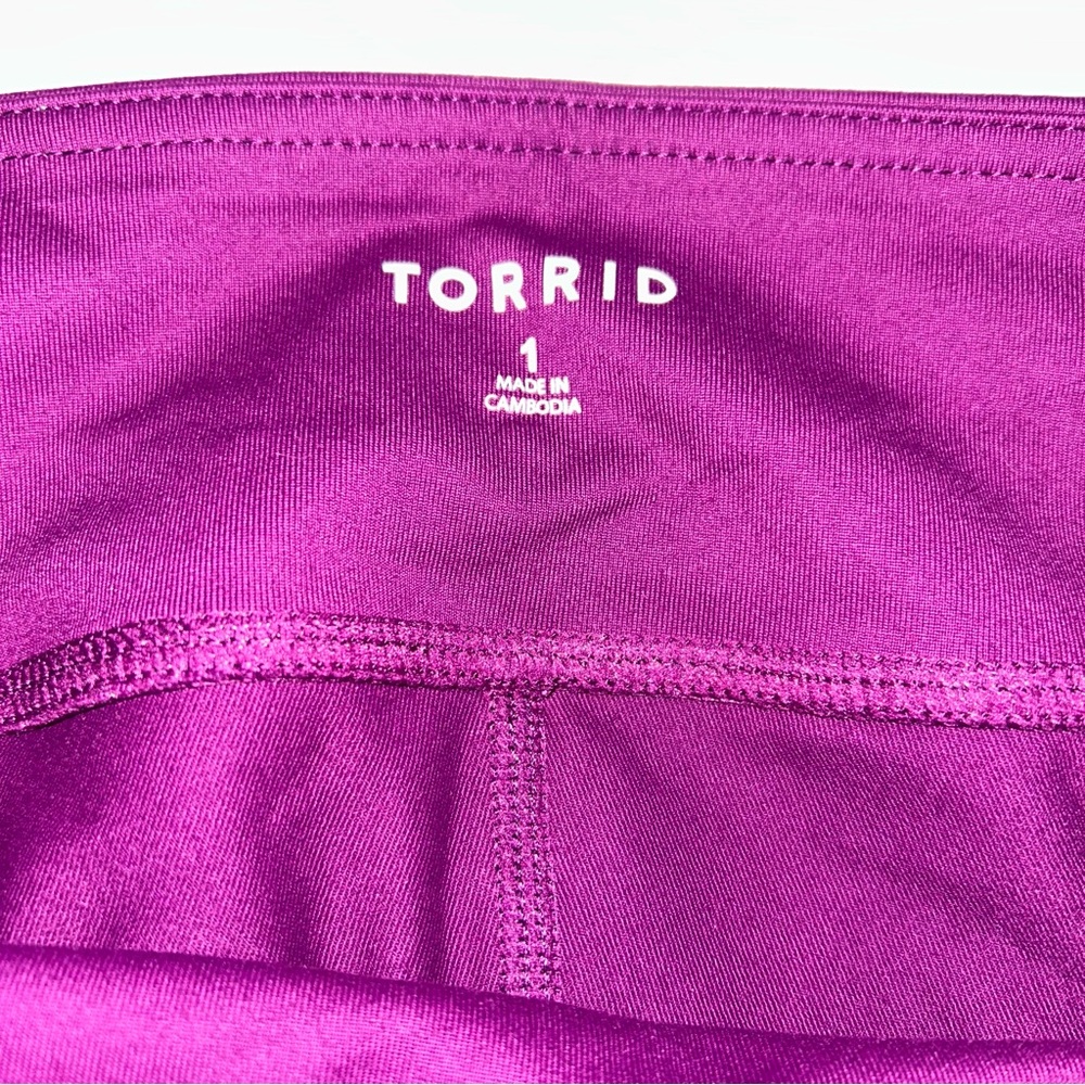 Torrid Purple Bike Shorts - Picture 4 of 8